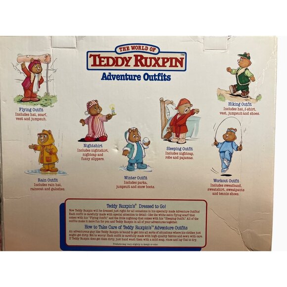 Teddy Ruxpin Adventure Outfit "The Flying Outfit" Worlds Of Wonder - Picture 7 of 11